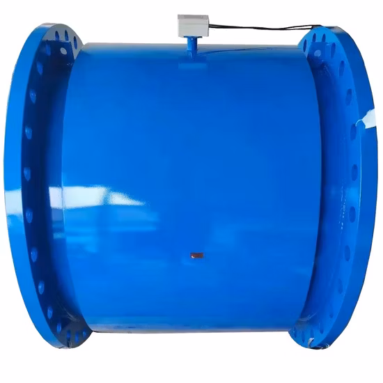 IP68 Intelligent Water Flowmeter 4-20mA 24VDC 22V AC Battery Electromagnetic Flowmeter