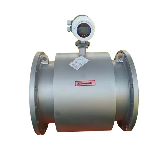 IP68 Intelligent Water Flowmeter 4-20mA 24VDC 22V AC Battery Electromagnetic Flowmeter