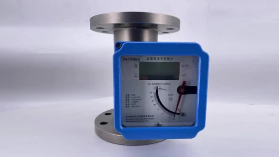 Rotamètre numérique à tube métallique liquide avec écran LCD utilisé dans l'industrie chimique